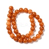 Natural Dyed Jade Beads Strands G-M402-C04-07-4