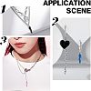 12Pcs 12 Colors Ion Plating(IP) 304 Stainless Steel Pendants STAS-UN0032-93-6
