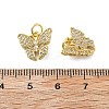 Brass Micro Pave Cubic Zirconia Pendants KK-C092-22C-G-3