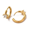 Golden 304 Stainless Steel Hoop Earrings LS-EJEW-K271-01C-G-2