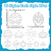 20Pcs 10 Styles 201 Stainless Steel Pendants STAS-WR0001-39-2