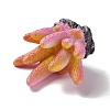 Resin Imitation Coral Ornaments DJEW-G026-07B-3