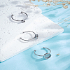3Pcs 3 Styles 201 Stainless Steel Cuff Pad Ring Settings FIND-LP0001-07P-3