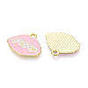 Valentine's Day Alloy Enamel Pendants ENAM-T023-23B-2