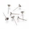 Non-Tarnish 304 Stainless Steel Post Stud Earring Settings LS-STAS-I097-006D-P-2