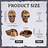 50Pcs Skull Alloy Rivets FIND-PH0062-02AG-2
