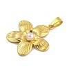 Ion Plating(IP) 304 Stainless Steel Pendants STAS-U024-G-02B-2