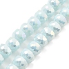 AB Color Plate Glass Beads Strands EGLA-P051-02A-B05-2