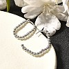 304 Stainless Steel Hoop Earrings for Women EJEW-M068-08B-P-3