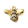 Brass Micro Pave Cubic Zirconia Pendants KK-M313-28G-1