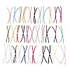 Adjustable Round Braided Microfiber Leather Cord Bracelet Making KK-CBAC260-01G-1