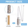 1Pc 304 Stainless Steel Tree of Life Hollow Column Pendant Pet Urn Ashes Necklaces NJEW-CA0001-28GP-2