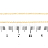 Brass Cable Chain Necklace Making X-NJEW-D302-78G-3