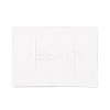 Rectangle Paper Hair Clip Display Cards DIY-B061-02A-2