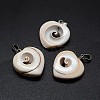 Natural Shiva Eye Shell Pendants X-SSHEL-E564-19P-1