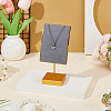 Velvet & Alloy Earrings Display Stands ODIS-WH0061-69A-4