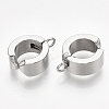 (Holiday Stock-Up Sale)201 Stainless Steel Clasps STAS-S079-93-2