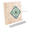 Wooden Crochet Blocking Board DIY-WH0387-22A-1