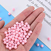 Opaque Acrylic Beads PAB702Y-B01-02-5