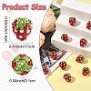 10Pcs Clay Polymer Rhinestone Beads RB-YW0001-28-3