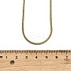 1.5MM 304 Stainless Steel Round Snake Chain Double Layer Necklaces for Women Men NJEW-Q028-02G-3