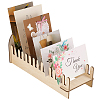 Hollow Bowknot Wooden Display Stands for Cards Holder ODIS-WH0031-03-1