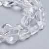 Natural Quartz Crystal Beads Strands X-G-G841-A12-3