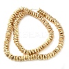 Matte Electroplated Synthetic Non-magnetic Hematite Beads Strands G-L606-F01-01B-3