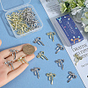40Pcs 2 Colors Alloy Pendants FIND-SC0011-55-3