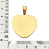 Ion Plating(IP) 304 Stainless Steel Pendants STAS-H182-11B-G-3
