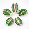 Natural Cowrie Shell Beads X-SHEL-S274-04-2