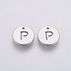Non-Tarnish 304 Stainless Steel Charms STAS-P212-15P-11-1
