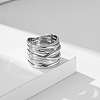 Cross 304 Stainless Steel Finger Rings FS-WG16BAC-03-2