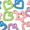32Pcs 8 Style Spray Painted Alloy Pendants FIND-LS0001-59-4