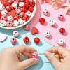 120pcs DIY Valentine's Day Pendant Decoration Making Kit DIY-CJ0002-28-4