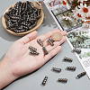 60Pcs Zinc Alloy Cord End FIND-NB0005-77-3