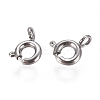 Non-Tarnish 304 Stainless Steel Spring Ring Clasps STAS-F224-02P-A-2