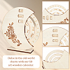 Wood Millennial Calendar Home Decorations FIND-WH0152-581-4