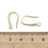 Brass Micro Pave Cubic Zirconia Earring Hooks KK-C048-14B-G-3
