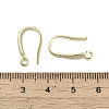 Brass Micro Pave Cubic Zirconia Earring Hooks KK-C048-14B-G-3