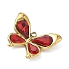 304 Stainless Steel & Glass Pendants STAS-G371-16G-04-2