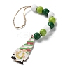 Saint Patrick's Day Wood Gnome Pendant Decoration LS-HJEW-G023-01A-3