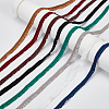 8Pcs 8 Colors 1M Polyester Ruffled Elastic Lace Trim OCOR-NB0001-93B-7