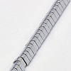 Electroplate Non-magnetic Synthetic Hematite Beads Strands G-J174-3x3mm-01-3