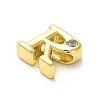 Rack Plating Brass Cubic Zirconia Beads KK-L210-008G-R-2