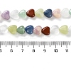 Natural Quartz Crystal & Red Jasper & Green Aventurine & Blue Aventurine & Lepidolite & Amethyst & Lemon Jade Beads Strands G-B022-39A-5