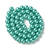Eco-Friendly Dyed Glass Pearl Round Beads Strands HY-A008-8mm-RB073-2