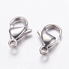 Tarnish Resistant 316 Surgical Stainless Steel Lobster Claw Clasps LS-316-FL15A-2