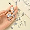 20Pcs 20 Style Tibetan Style Zinc Alloy Pendants TIBEP-YW0001-72-5