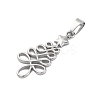 Non-Tarnish 304 Stainless Steel Pendants STAS-P209-45P-4